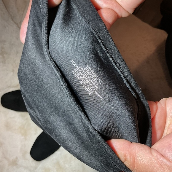 Enzo Angiolini Microsuede black block heel boots - Picture 9 of 9